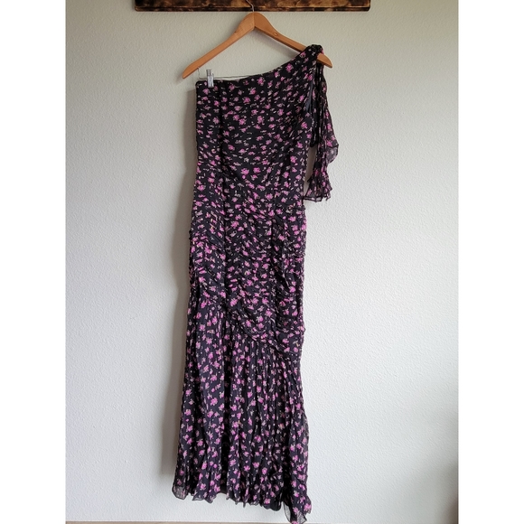 Shoshanna Vivine Tossed Rose Gown - Picture 5 of 10